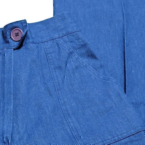 Women's Vintage Wide Leg Denim Jeans 14 Jones - Picture 4 of 9